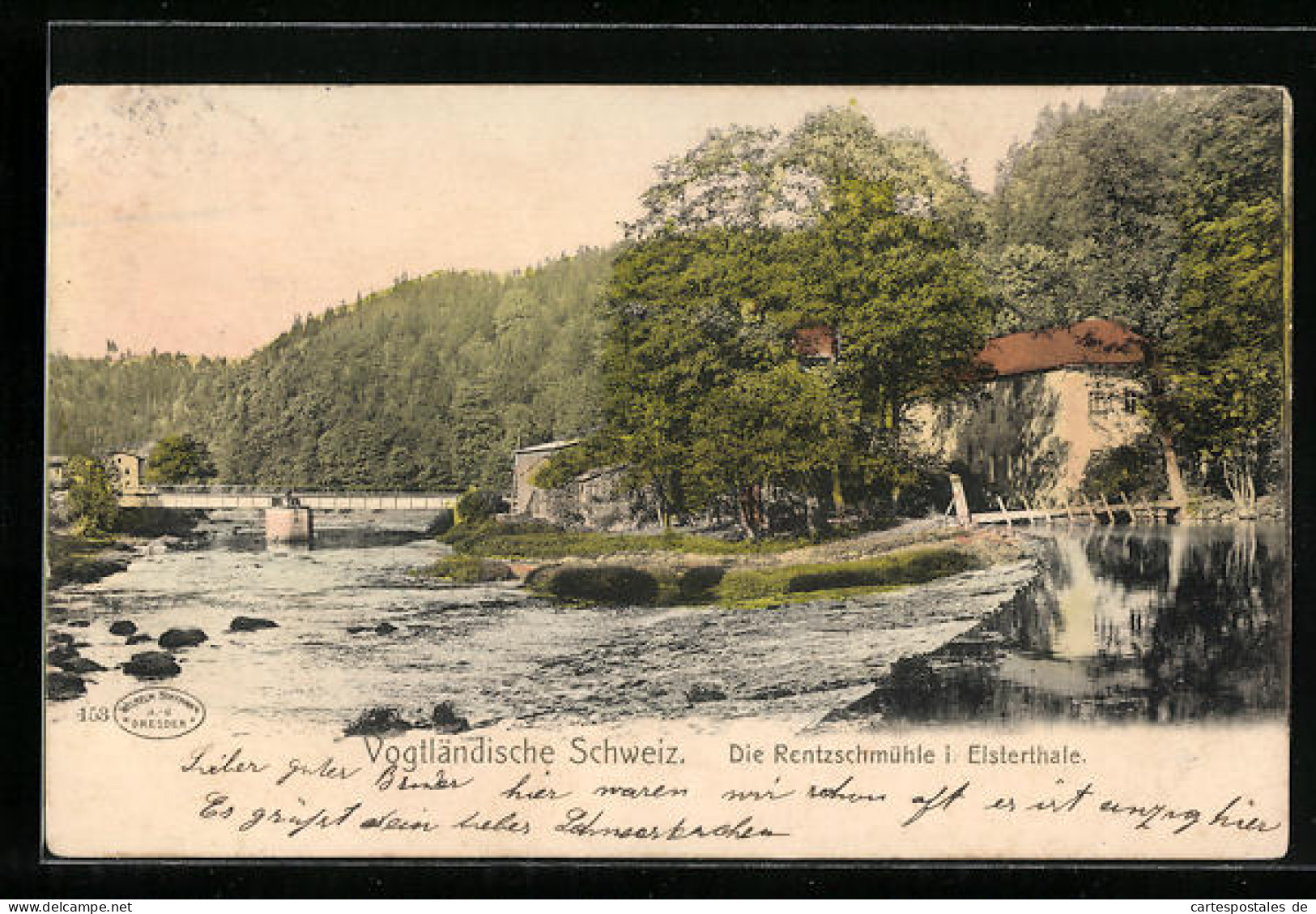 AK Pöhl / Vogtl., Rentzschmühle i. Elsterthale