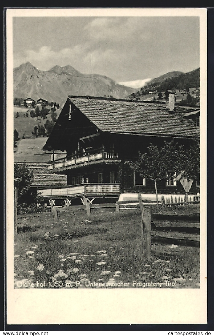 AK Prägraten, Olcherhof von P. Unterwurzacher