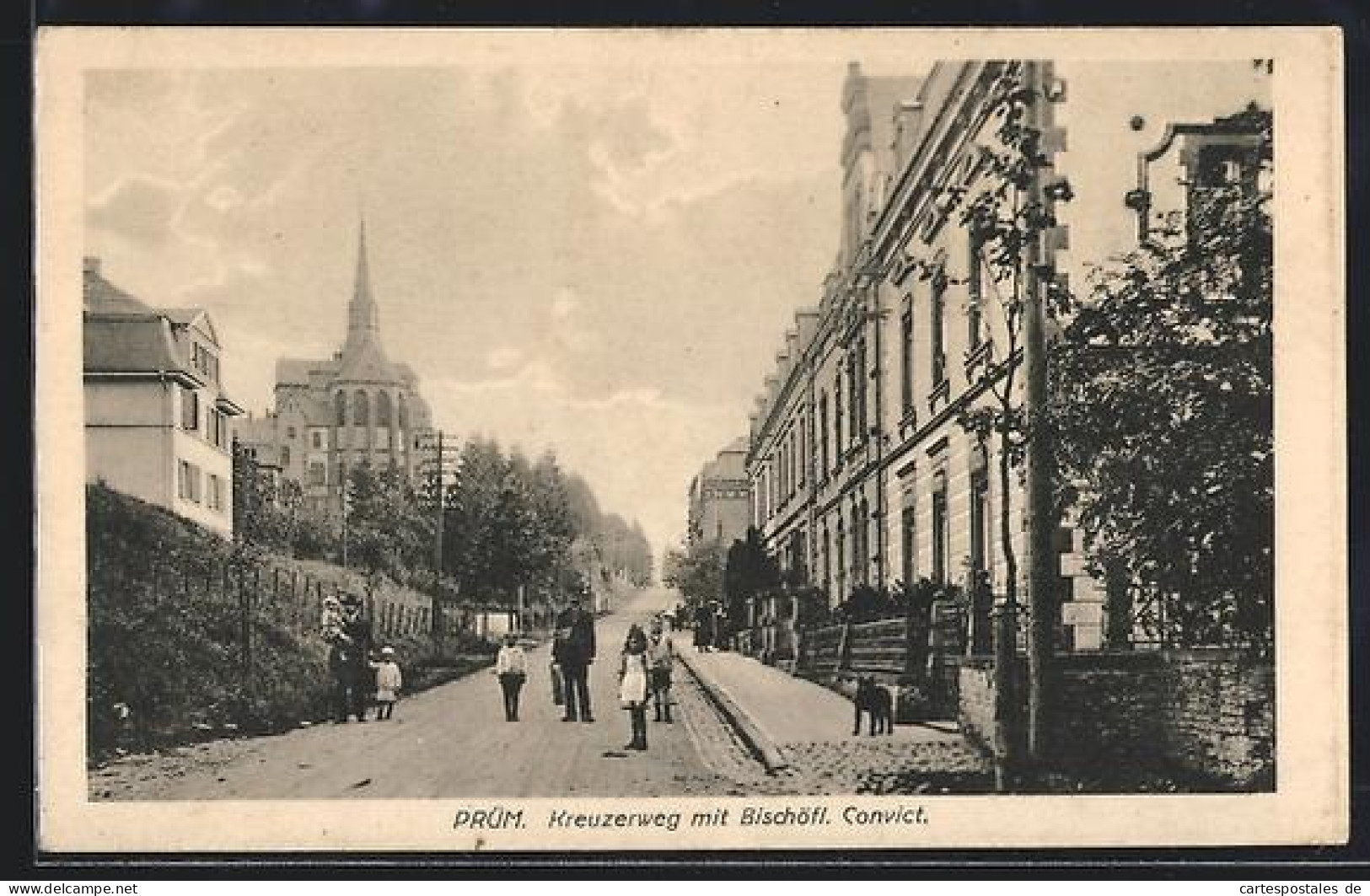 AK Prüm, Kreuzerweg, Bischöfliches Convict