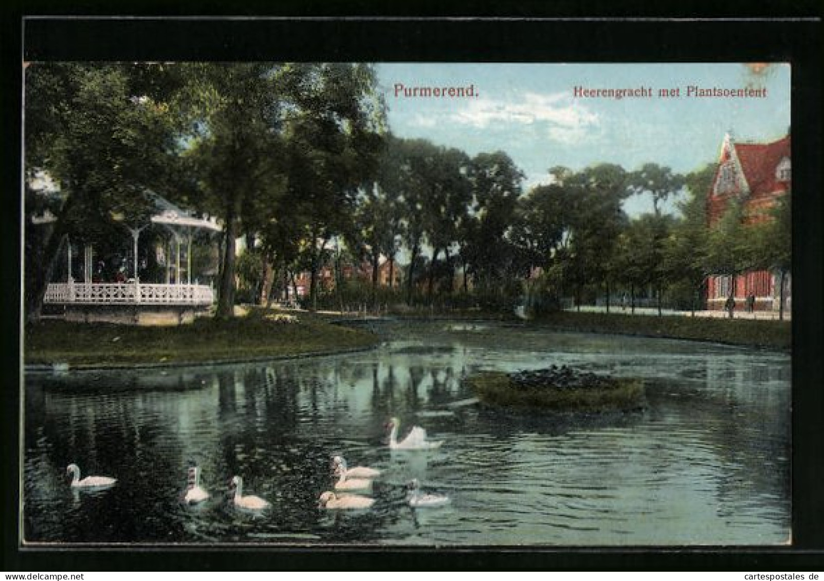 AK Purmerend, Heerengracht met Plantsoentent