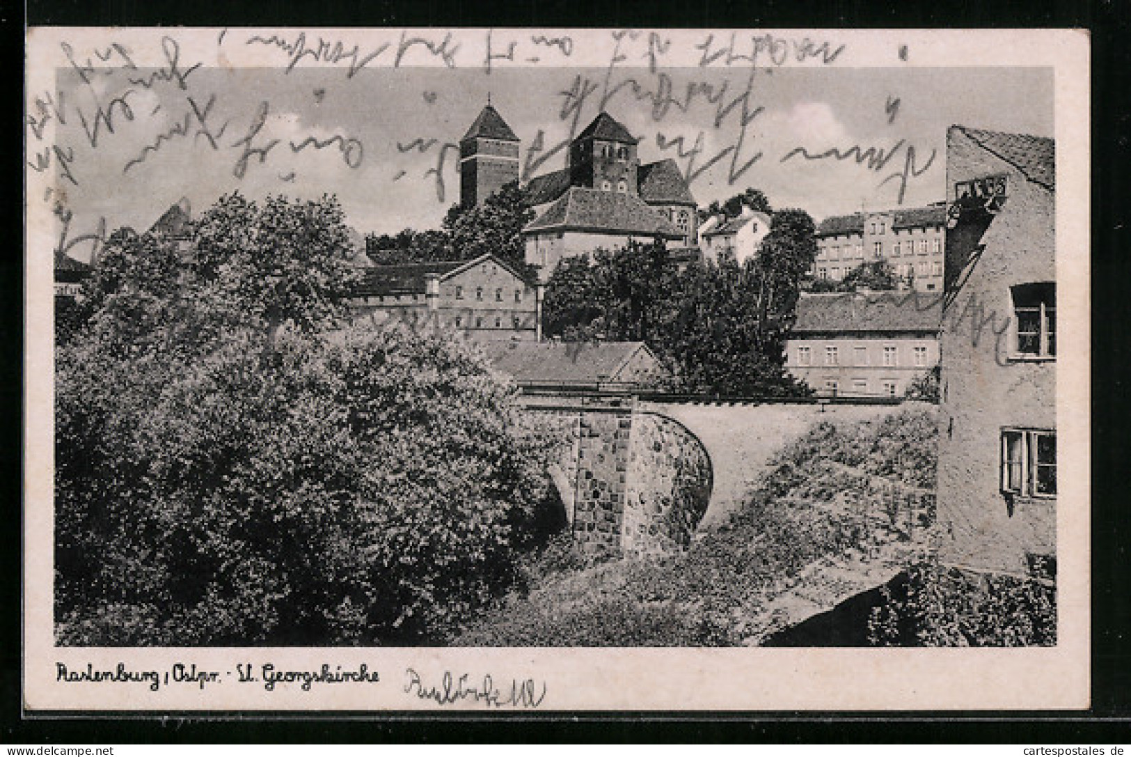 AK Rastenburg /Ostpr., St. Georgskirche
