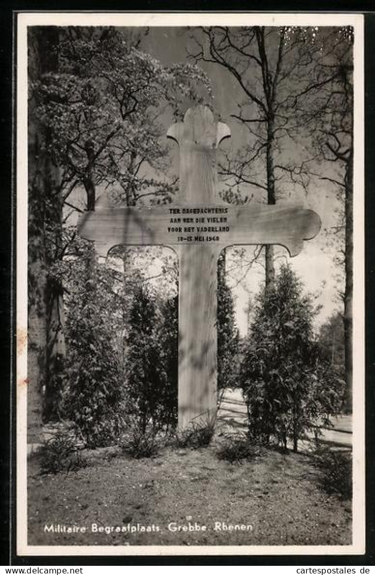 AK Rhenen, Grebbe, Militaire Begraafplaats