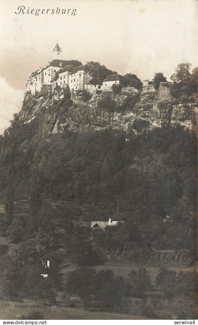 AK Riegersburg Riegersburg Burg Steiermark Österreich gelaufen Postkarte