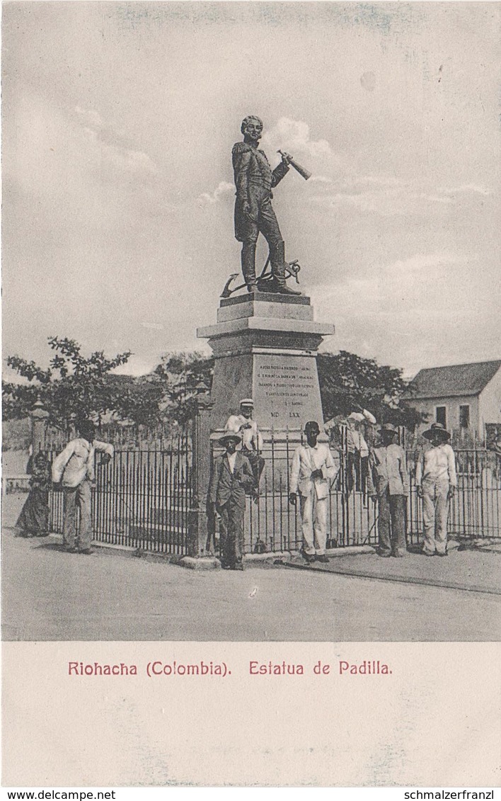 AK Riohacha Estatua de Padilla a Manaure La Guajira Colombia Columbia Colombie Kolumbien America del Sur Sudamerica