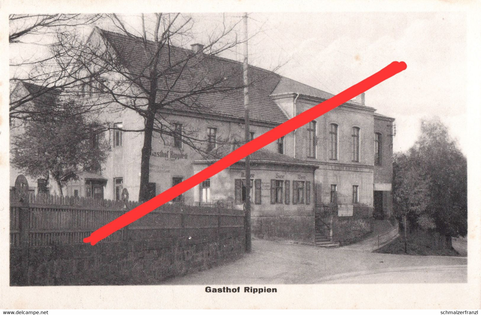 AK Rippien Gasthof a Dresden Bannewitz Goppeln Nöthnitz Golberode Possendorf Hainichen Karsdorf Gostritz Kaitz Babisnau