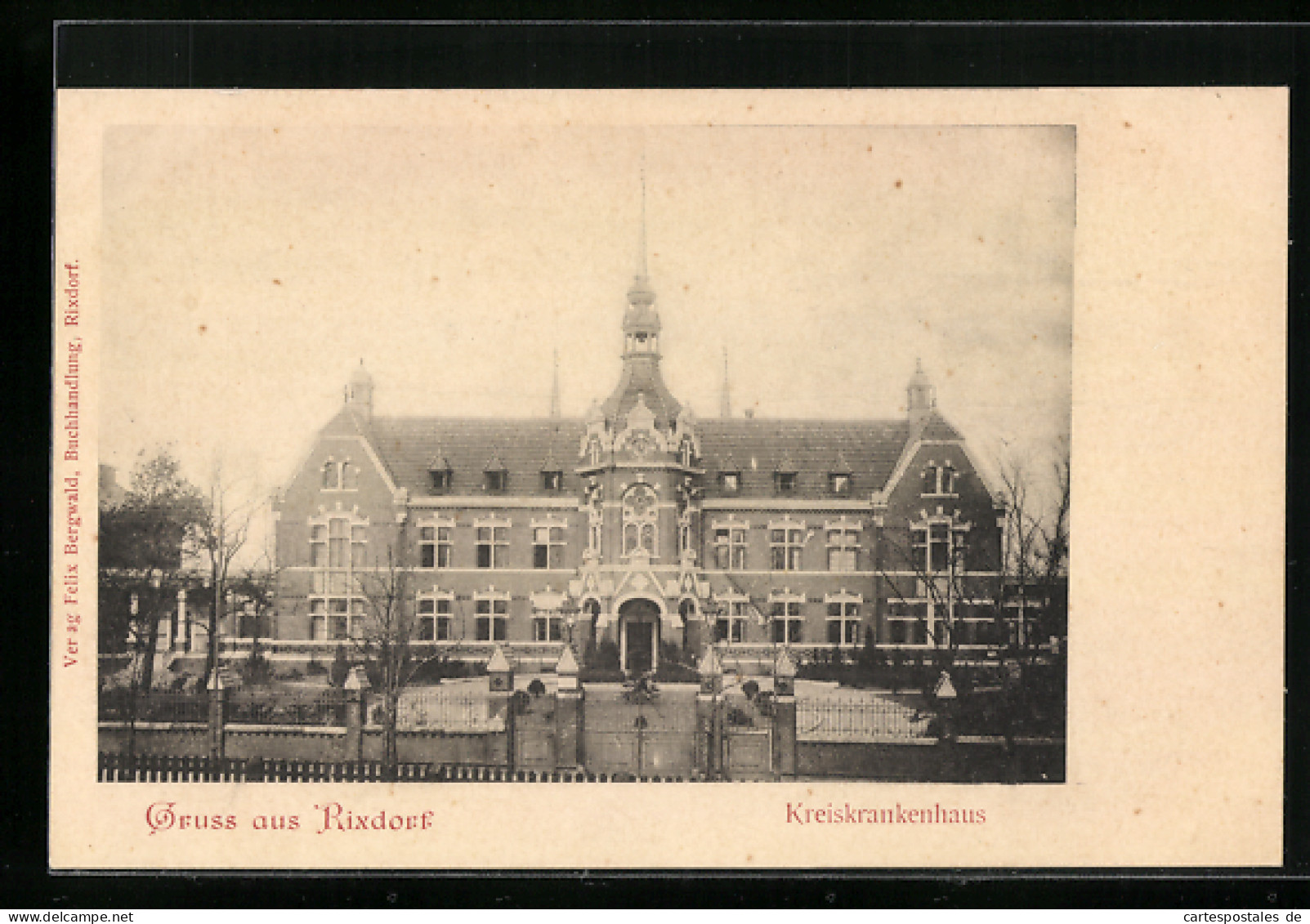 AK Rixdorf, Ansicht vom Kreiskrankenhaus