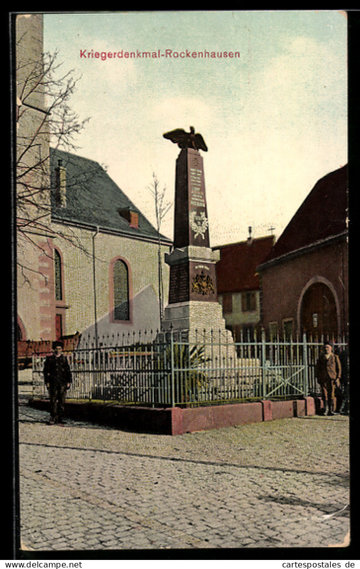 AK Rockenhausen, Kriegerdenkmal Dt.-französ. Krieg