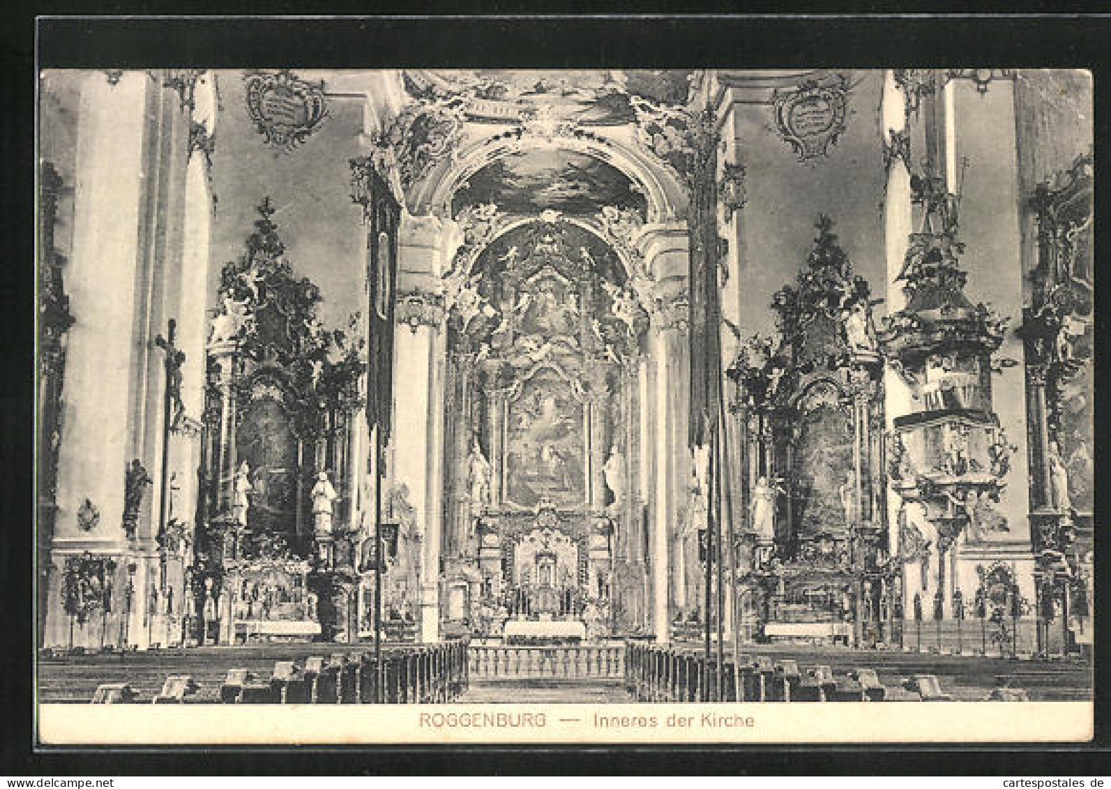 AK Roggenburg, Inneres der Kirche