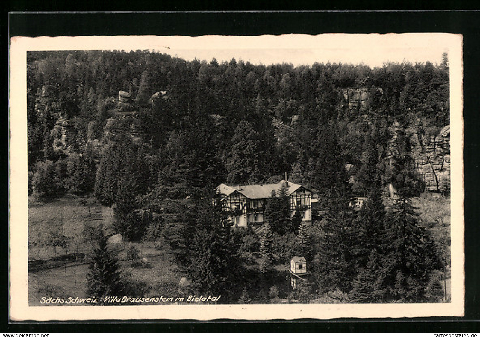 AK Rosenthal-Bielatal, Hotel und Fremdenheim Villa Brausenstein