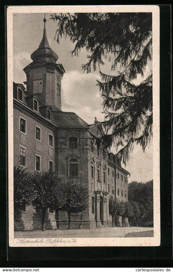 AK Rossleben a. U., Klosterschule mit Turm