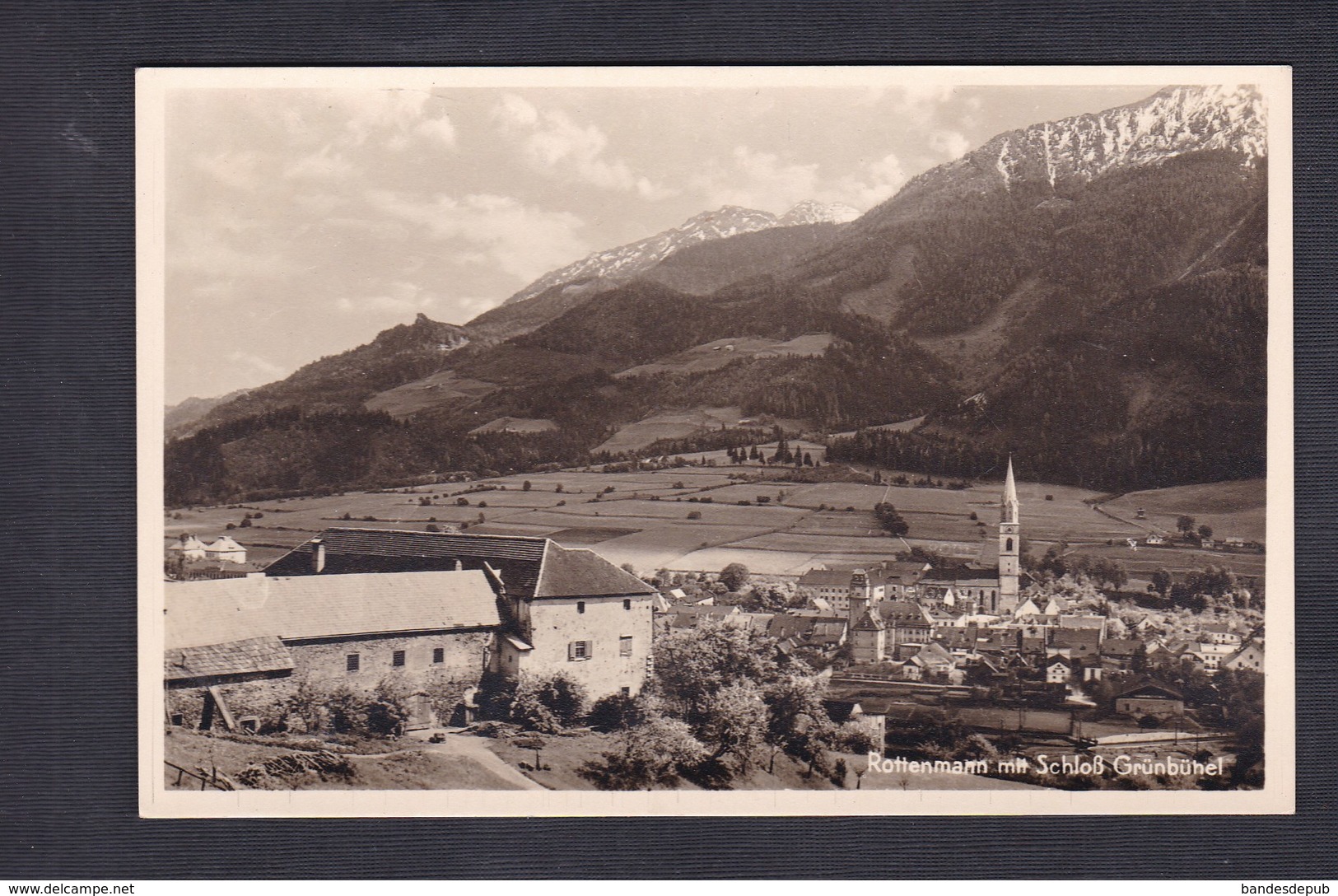 AK Rottenmann mit Schloss Grünbühel ( ou Grünbühl ) J. Ploder )