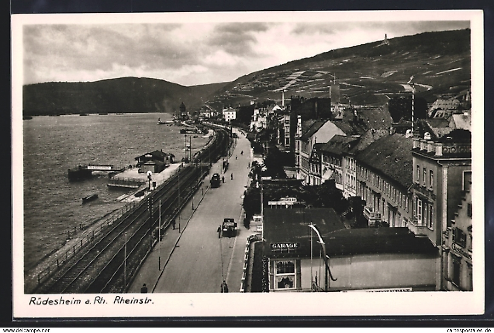 AK Rüdesheim a. Rh., Rheinstrasse