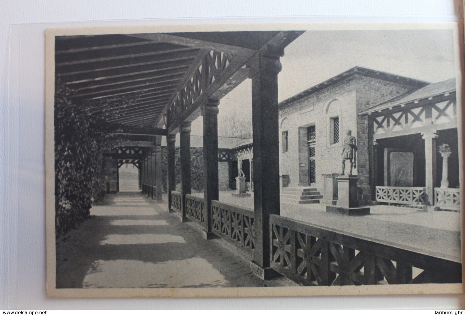 AK Saalburg Kastell Saalburg - Peristyl m. Kaiserstandbildern ungebraucht #PG152