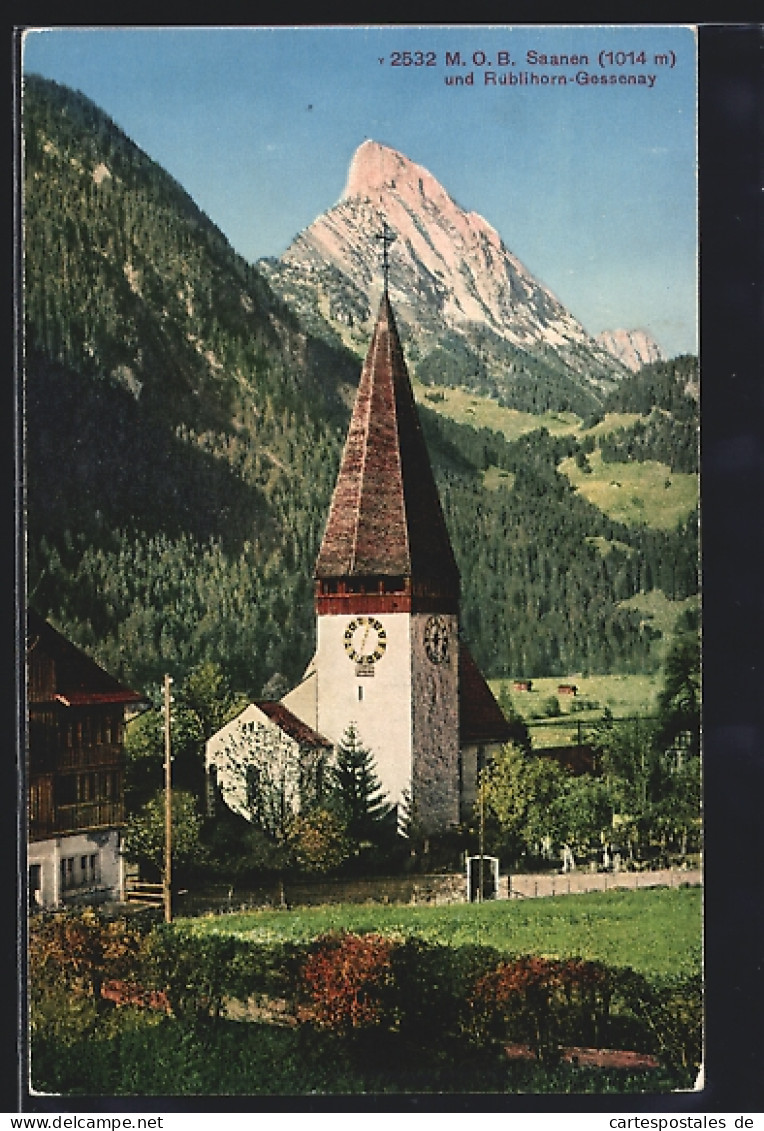 AK Saanen, Kirche und Rüblihorn-Gessenay