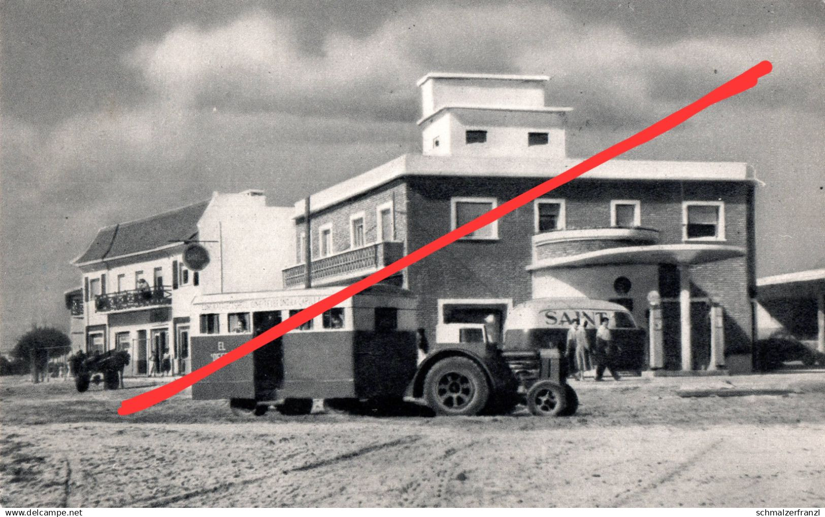 AK San Clemente del Tuyu Tranvia Gasolinera Buenos Aires Argentina Argentine Argentinien America del Sur Amerique du Sud