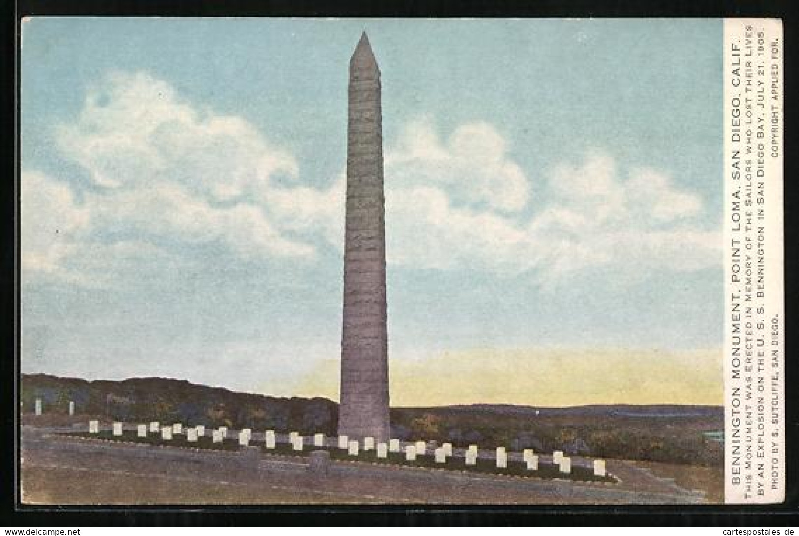 AK San Diego, CA, Bennington Monument, Point Loma
