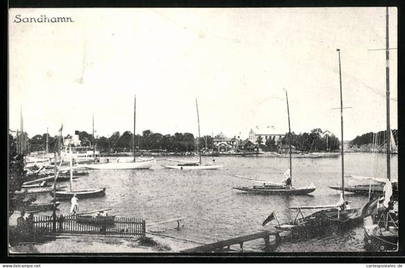 AK Sandhamn, Parti av hamnen