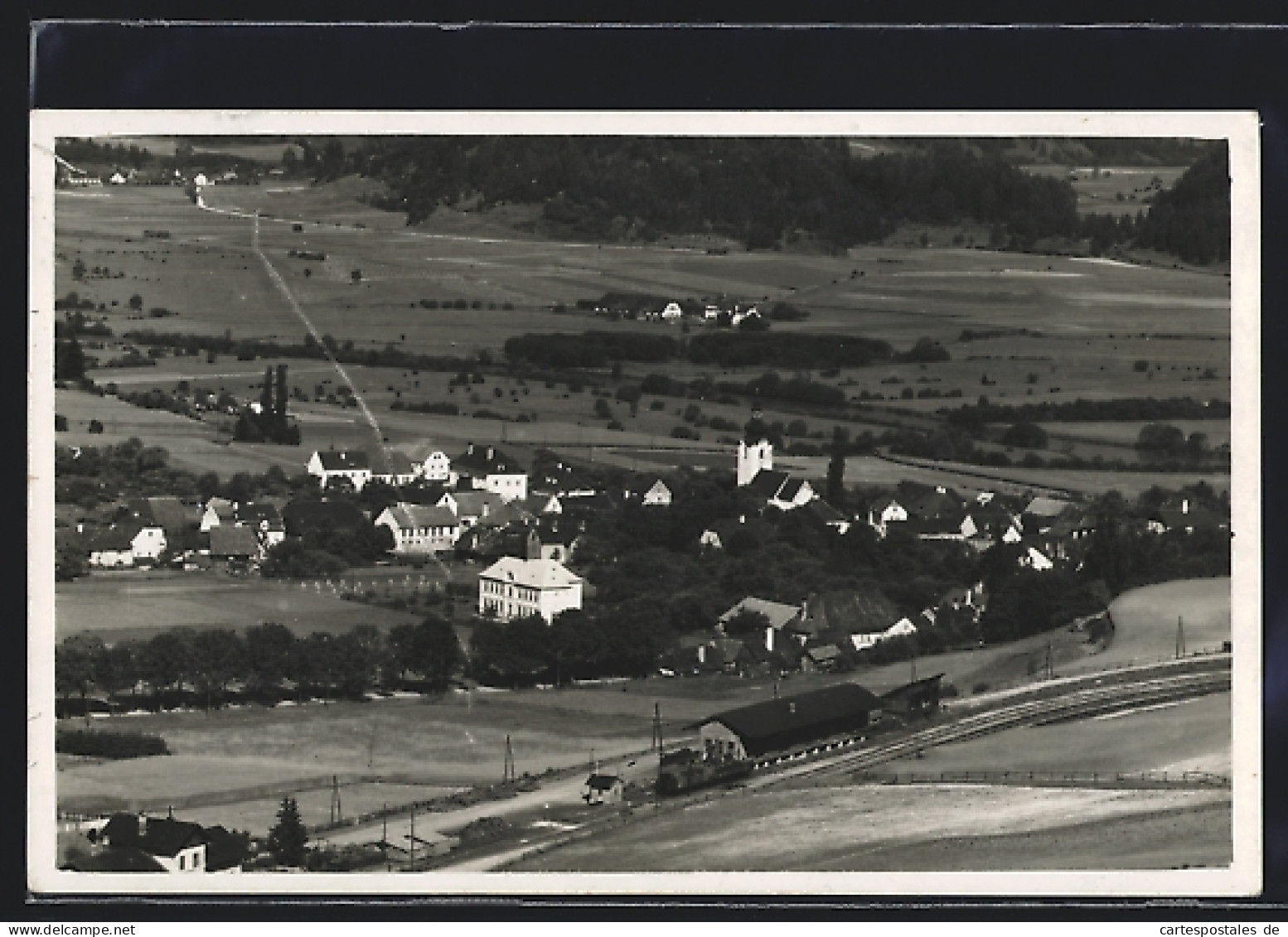 AK Scheifling /Steiermark, Teilansicht mit Kirche