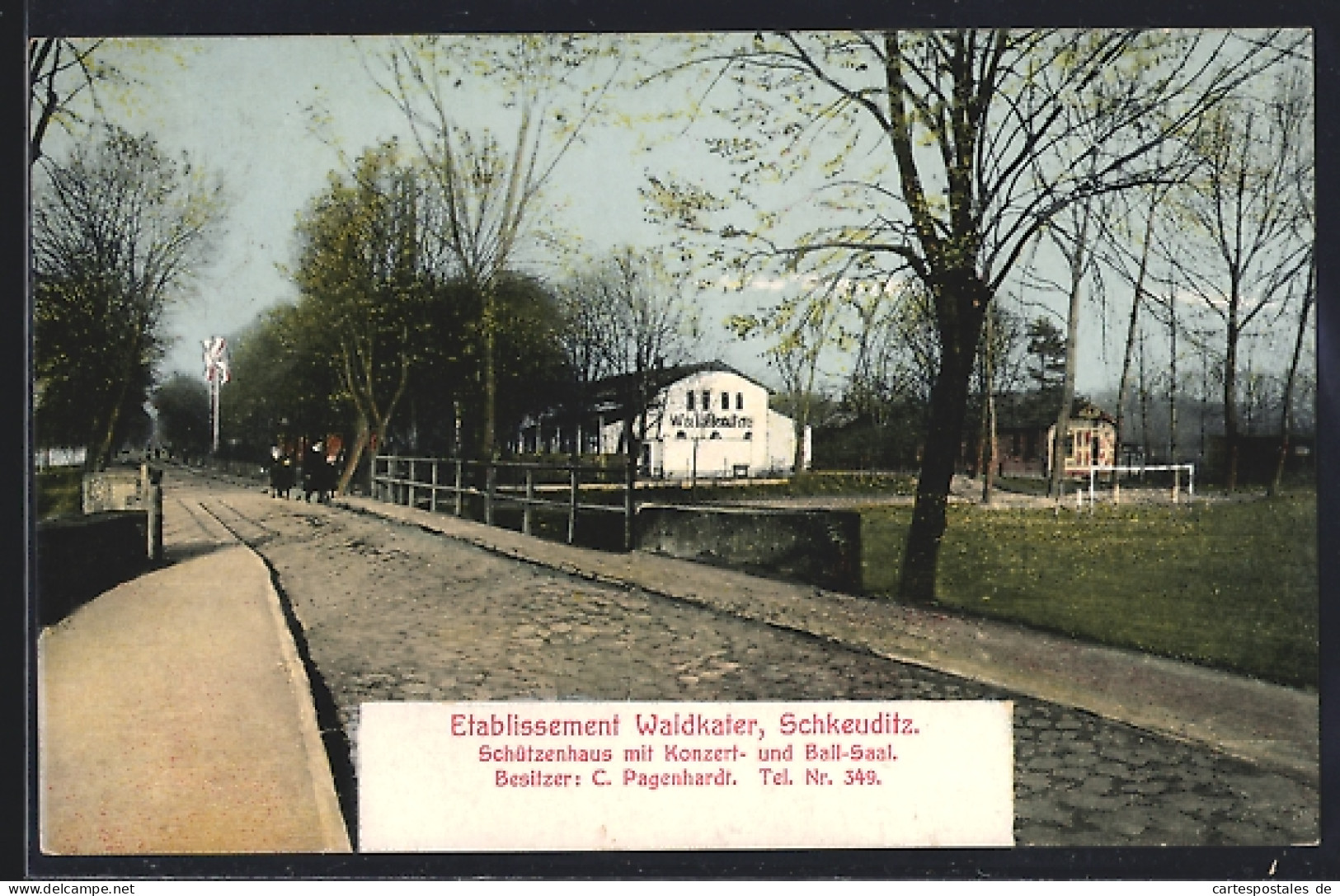 AK Schkeuditz, Gasthaus Etablissement Waldkater