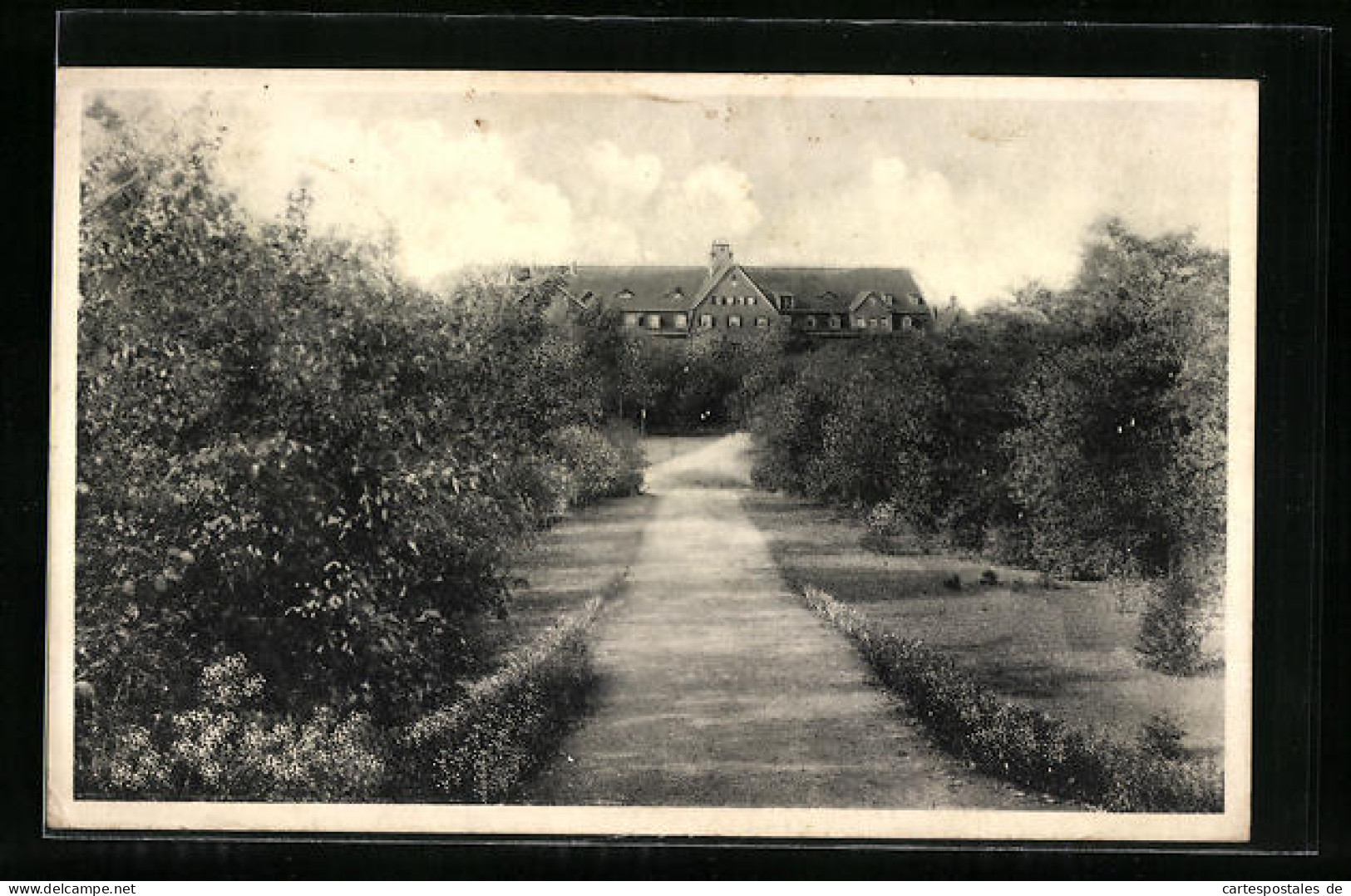 AK Schkeuditz / Sachsen, Bergmannswohl, Gebäudeansicht