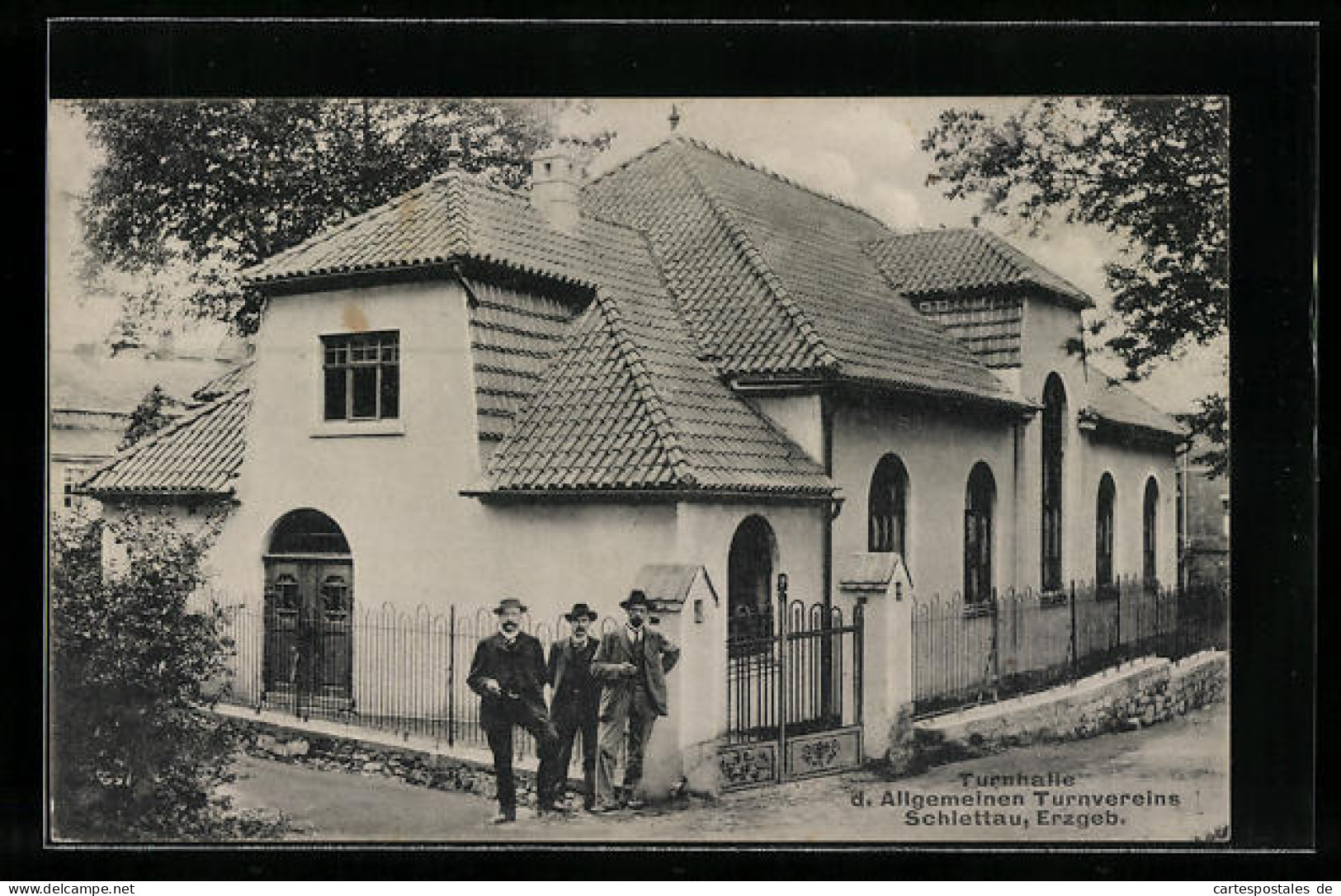 AK Schlettau, Turnhalle d. Allgemeinen Turnvereins