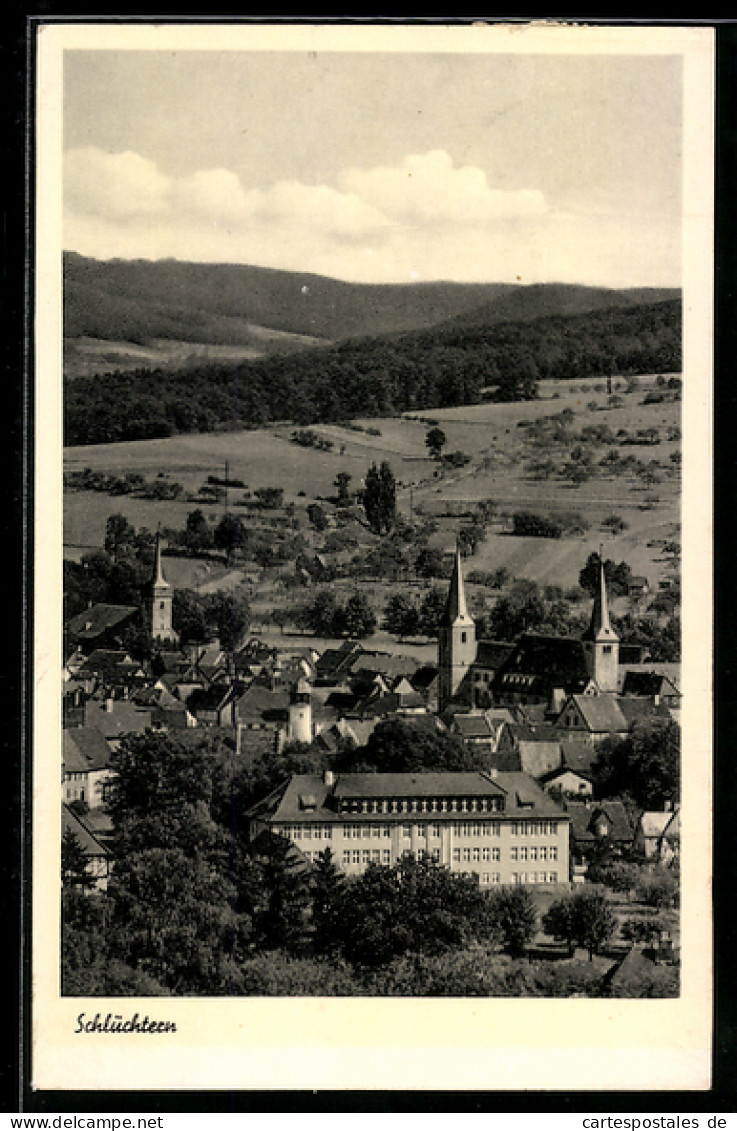 AK Schlüchtern, Teilansicht mit Kirche