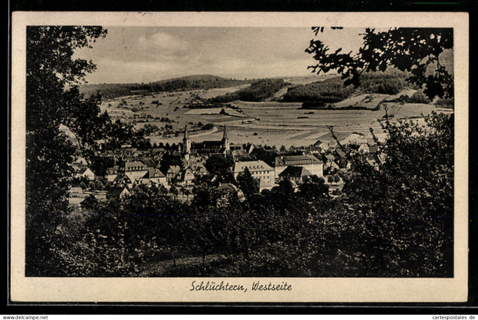 AK Schlüchtern, Westseite des Ortes
