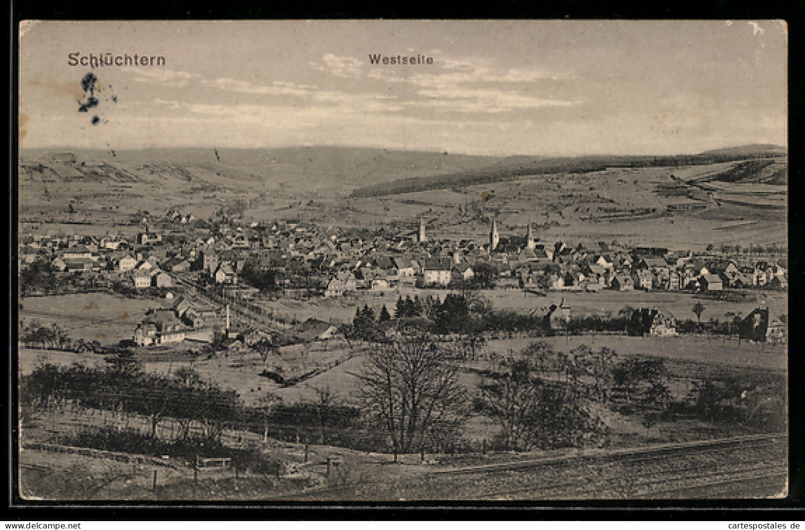 AK Schlüchtern, Westseite, Panoramaansicht