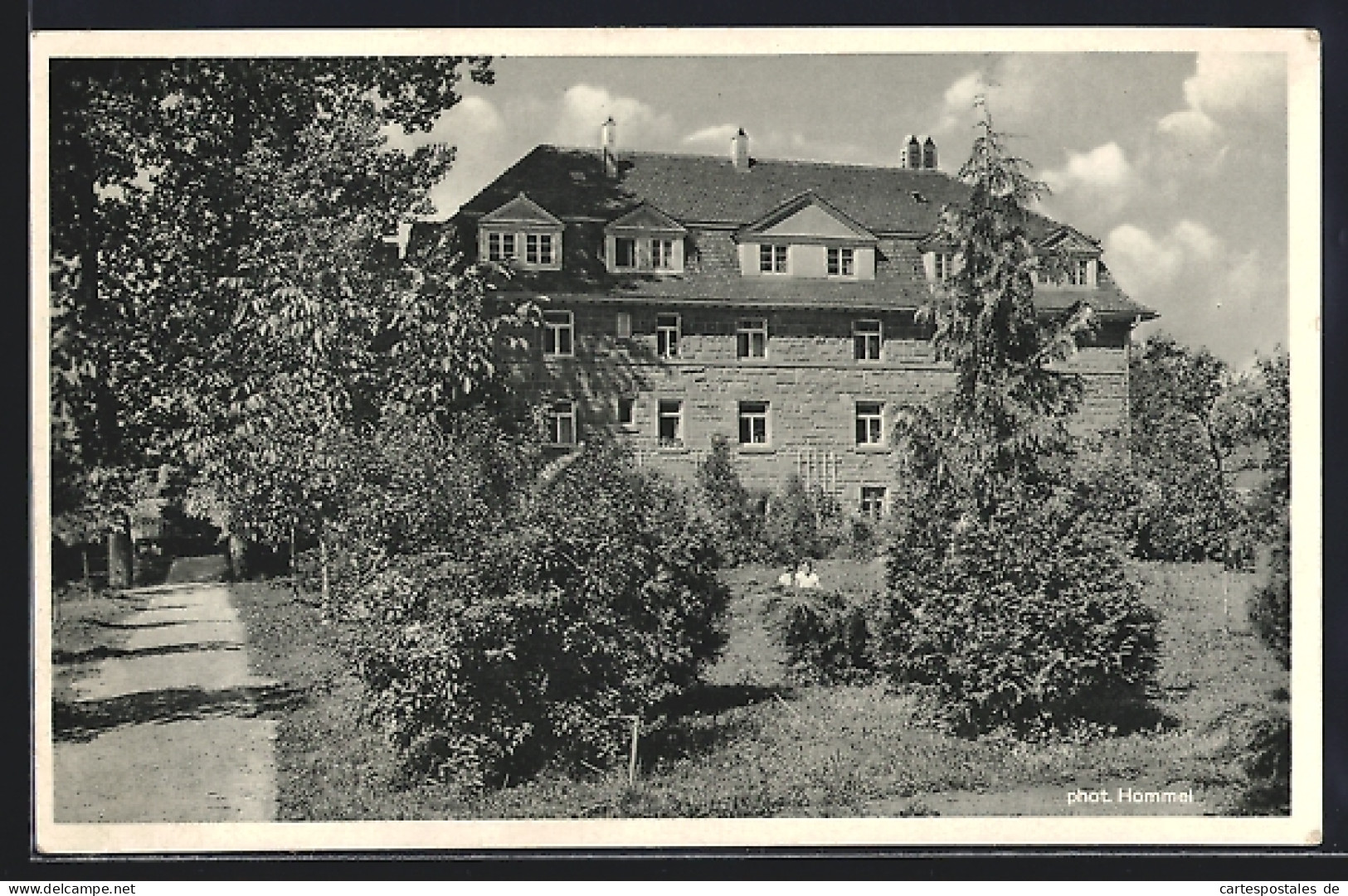 AK Schmie /Mühlacker, Ev. Jugendhaus mit Strasse