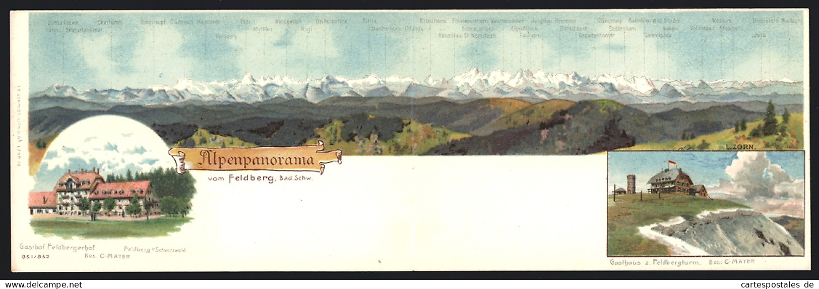 AK Schmölln, 600 Jahrfeier, Marktansicht vom Kirchturm aus