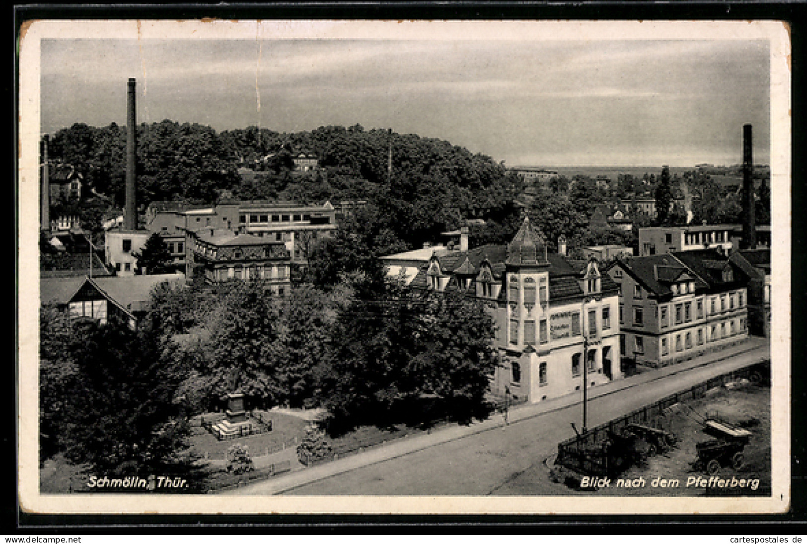 AK Schmölln i. Thür., Blick nach dem Pfefferberg