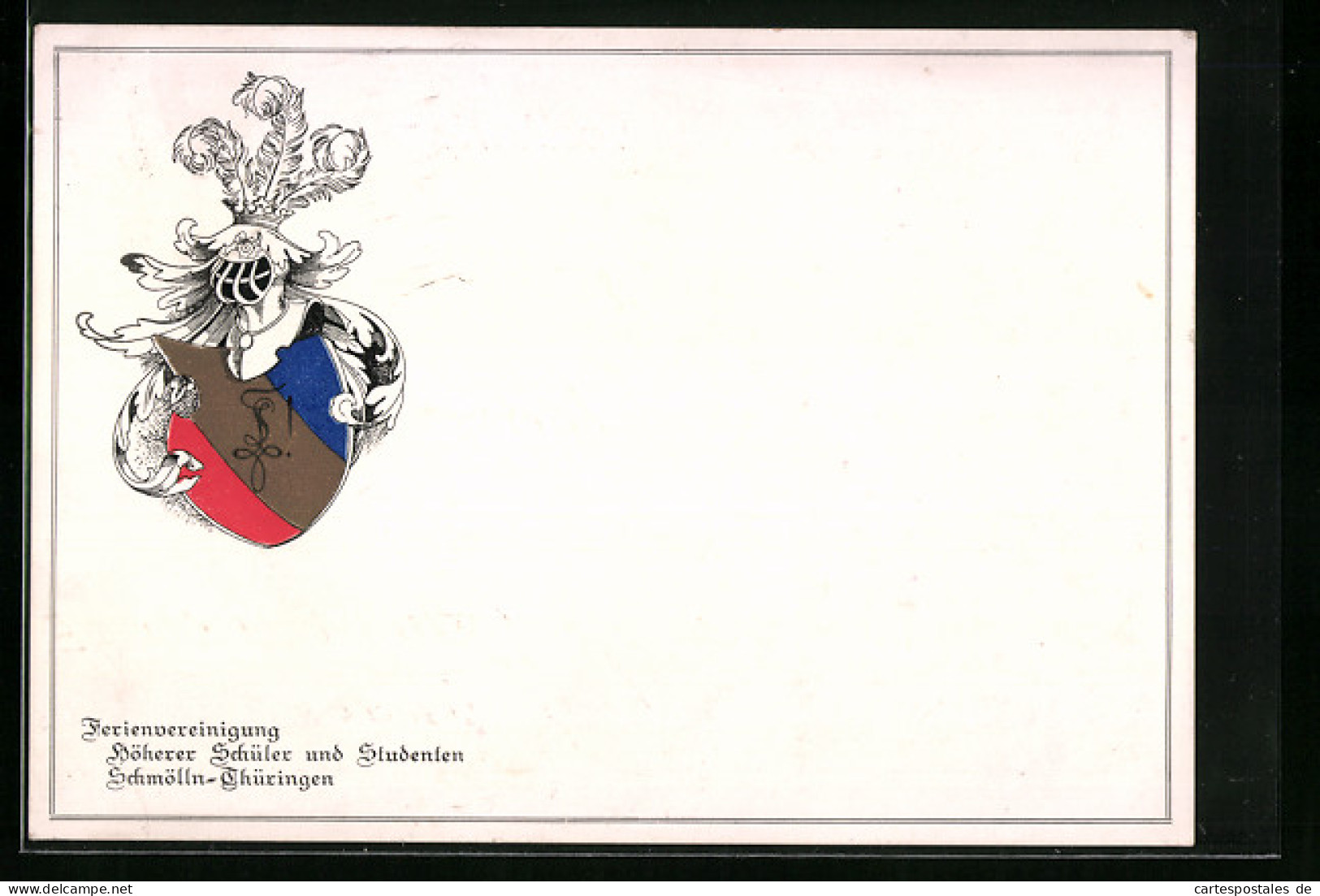 AK Schmölln /Thüringen, Wappen der Ferienvereinigung höherer Schüler und Studenten