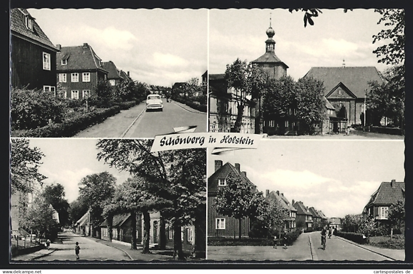 AK Schönberg / Holstein, verschiedene Strassenansichten