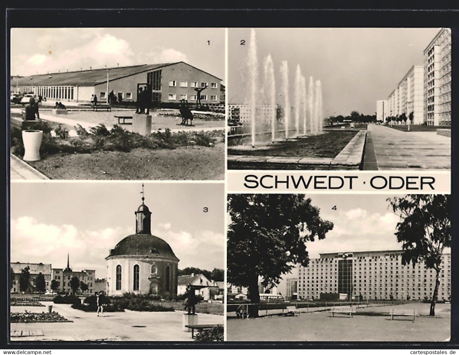AK Schwedt, Sporthalle, Leninallee, Französische Kapelle, Ledigenwohnheim