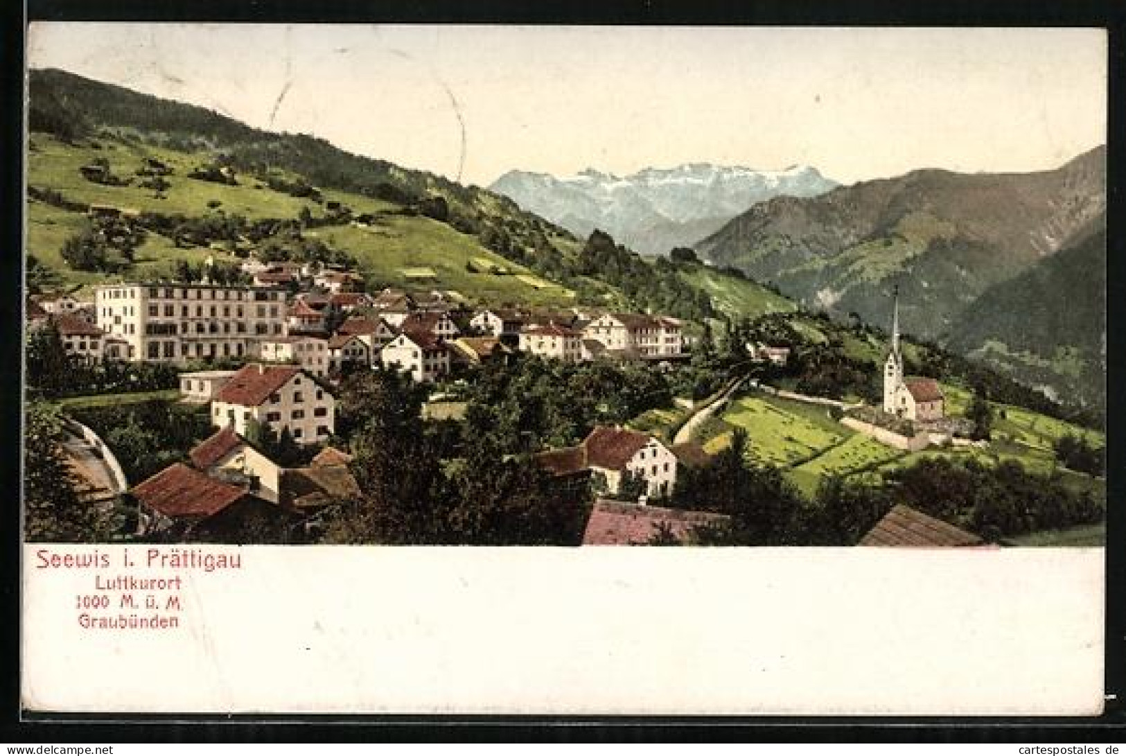 AK Seewis im Prättigau, Totalansicht