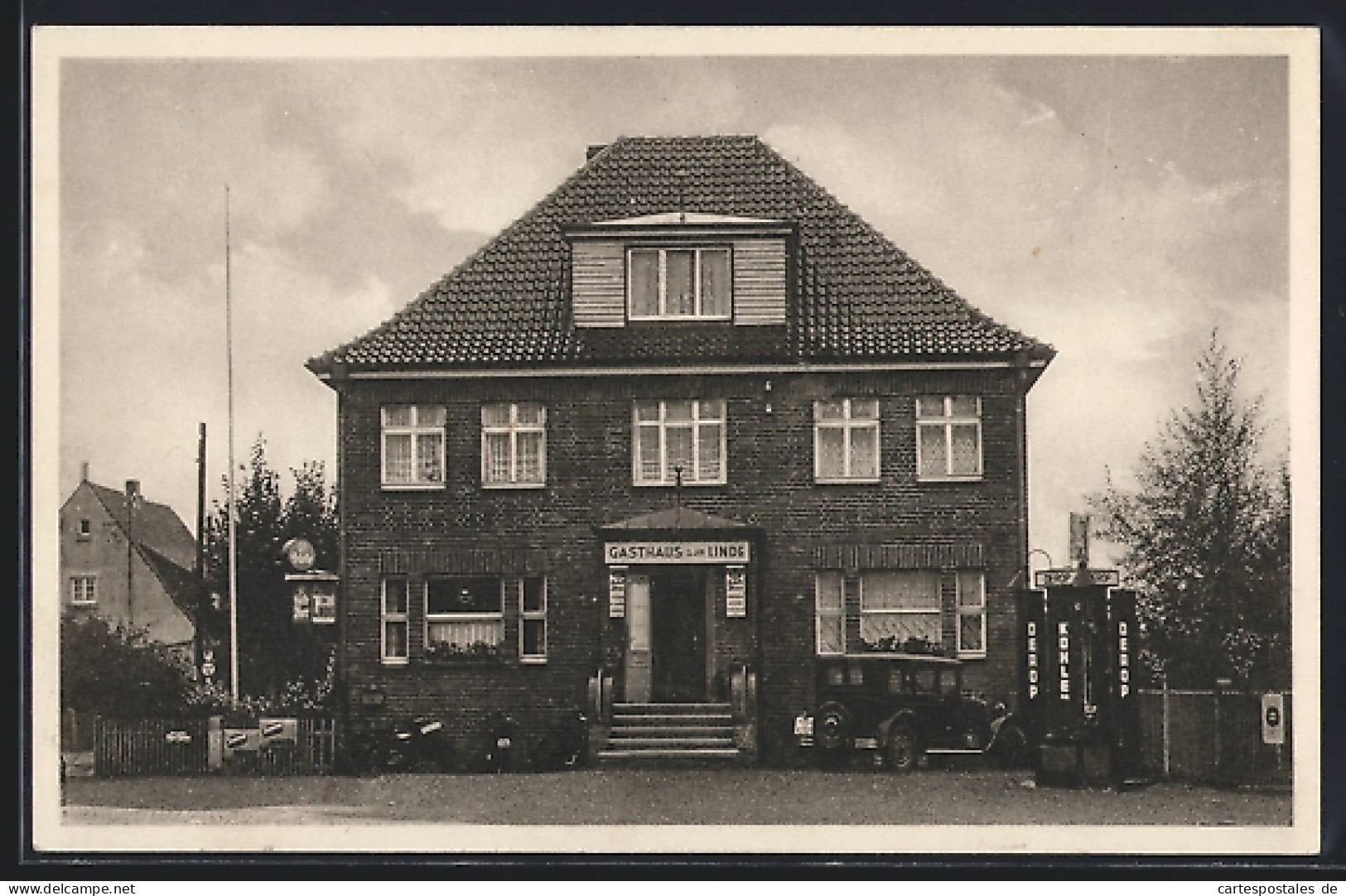 AK Sehnde, Gasthaus zur Linde v. Wilh. Schröder