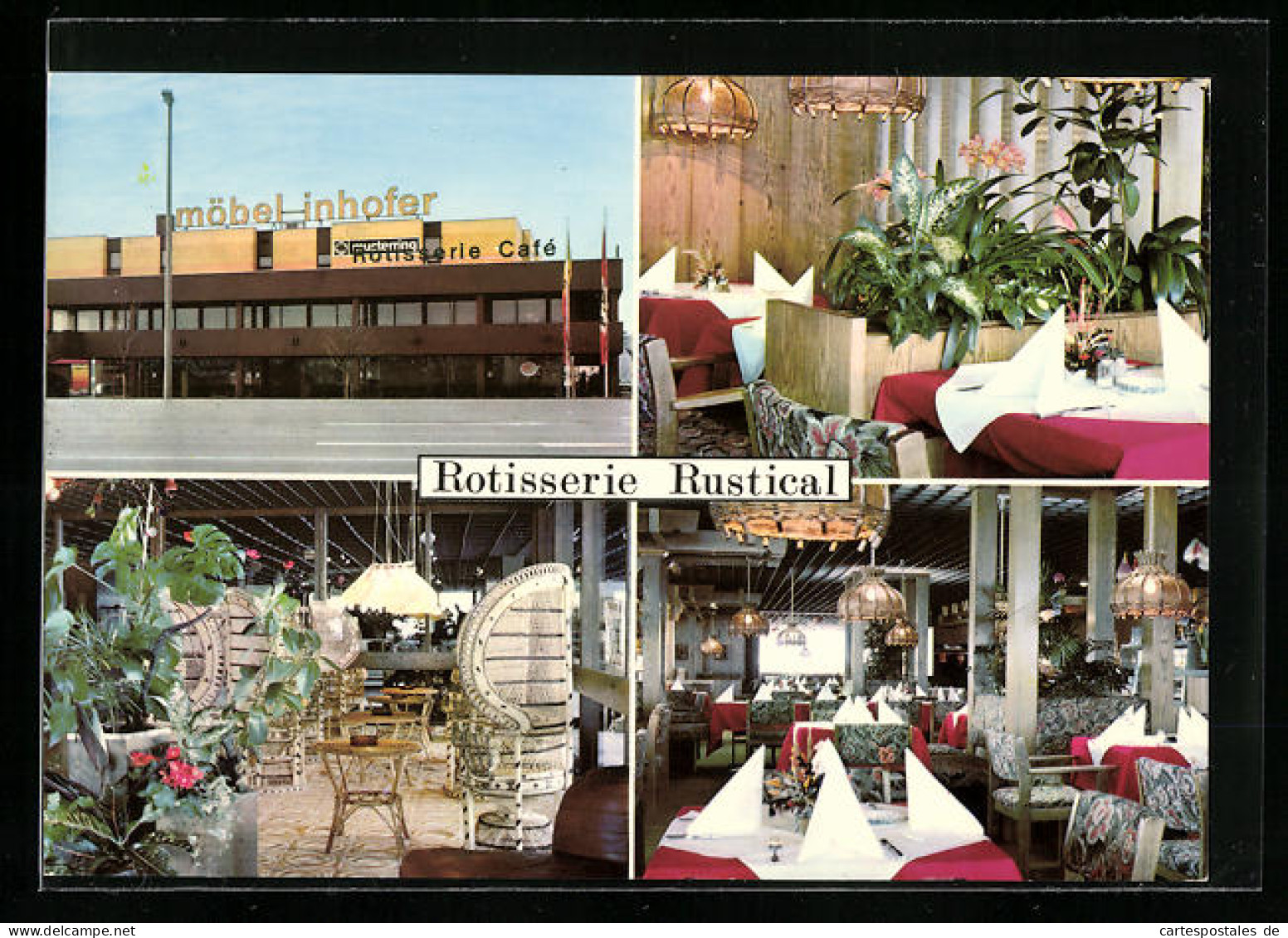 AK Senden, Gasthof Rotisserie Rustical, Bes. Fam. Lerch, Ulmer Strasse 50