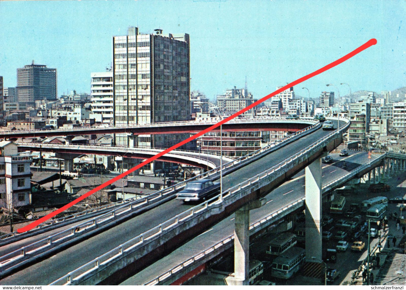 AK Seoul 서울특별시 Seongdong 성동구 High Way 고속도로 Südkorea 대한민국 South Corea Korea Corée du Sud Timbre Stamp Briefmarke 우표