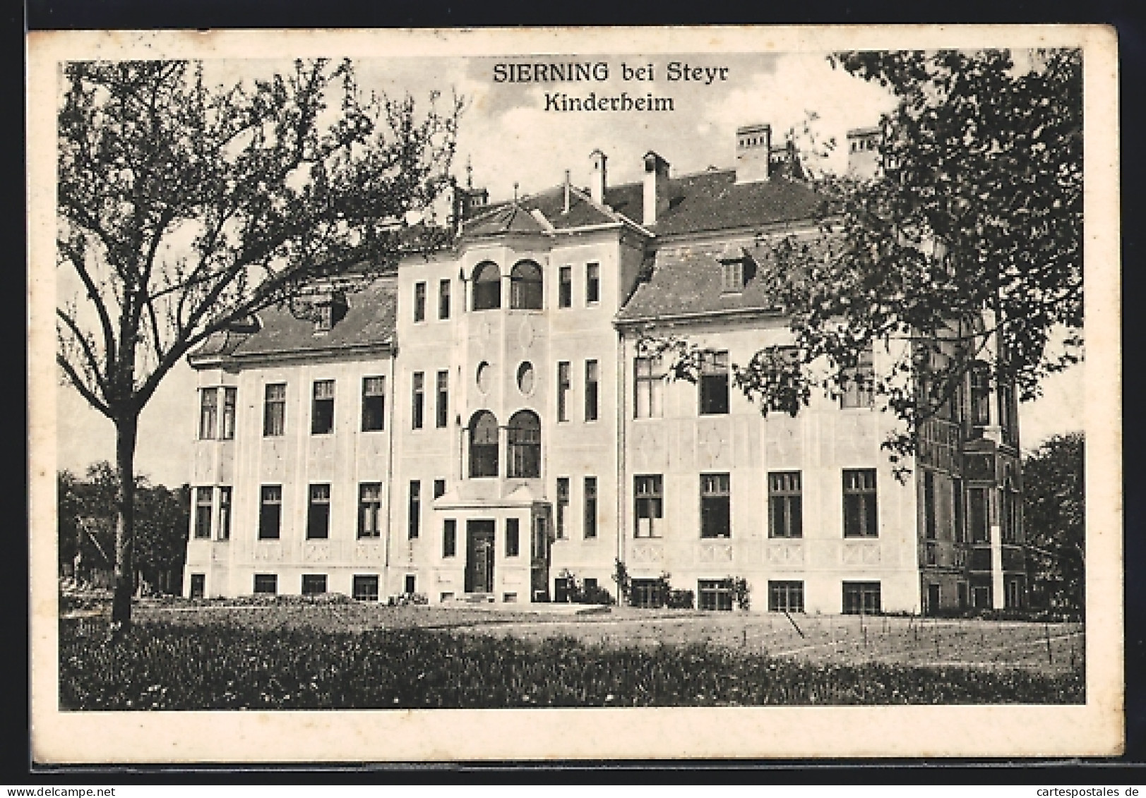 AK Sierning bei Steyr, Blick zum Kinderheim