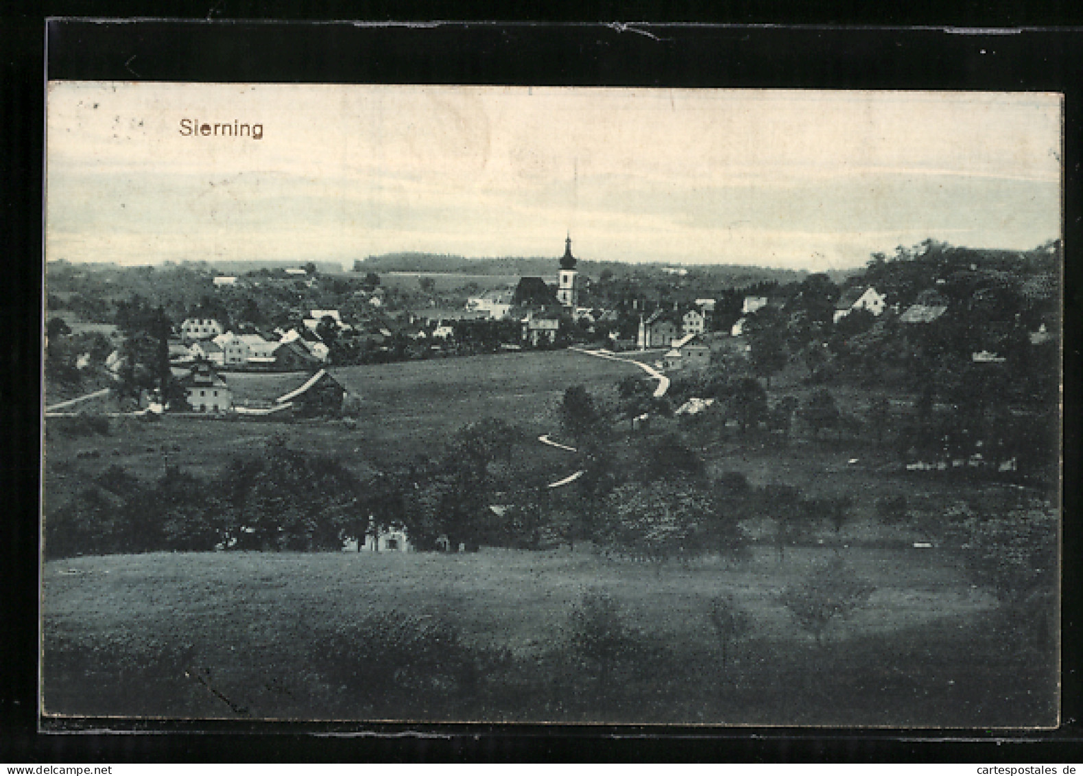 AK Sierning /O.-Oe., Gesamtansicht aus der Ferne