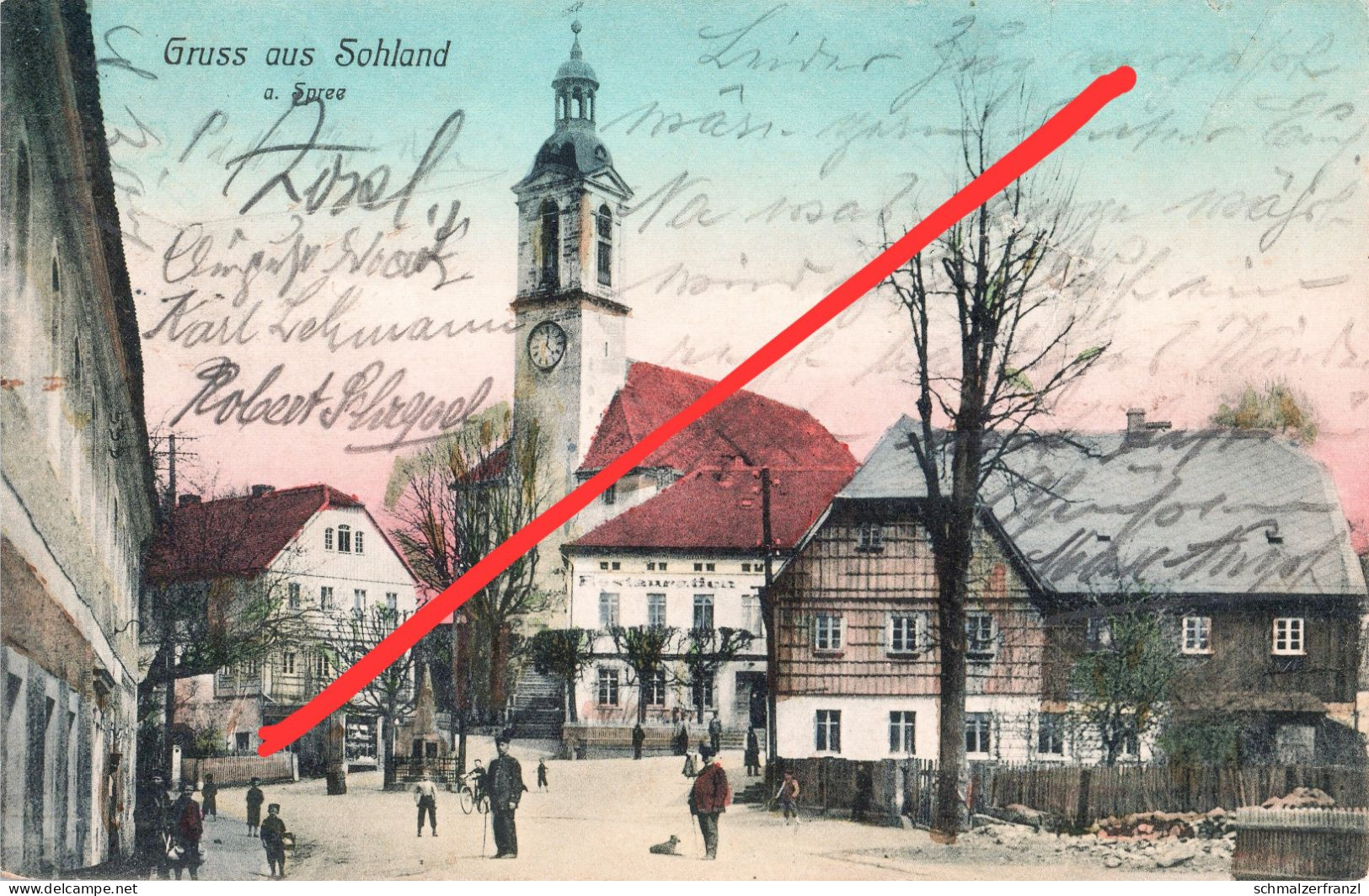 AK Sohland Spree Gasthof a Wilthen Schirgiswalde Wehrsdorf Taubenheim Oppach Crostau Rosenhain Fugau Schluckenau Sluknov
