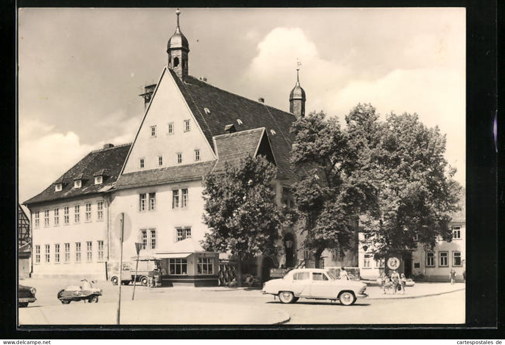 AK Sömmerda, Blick zum Rathaus
