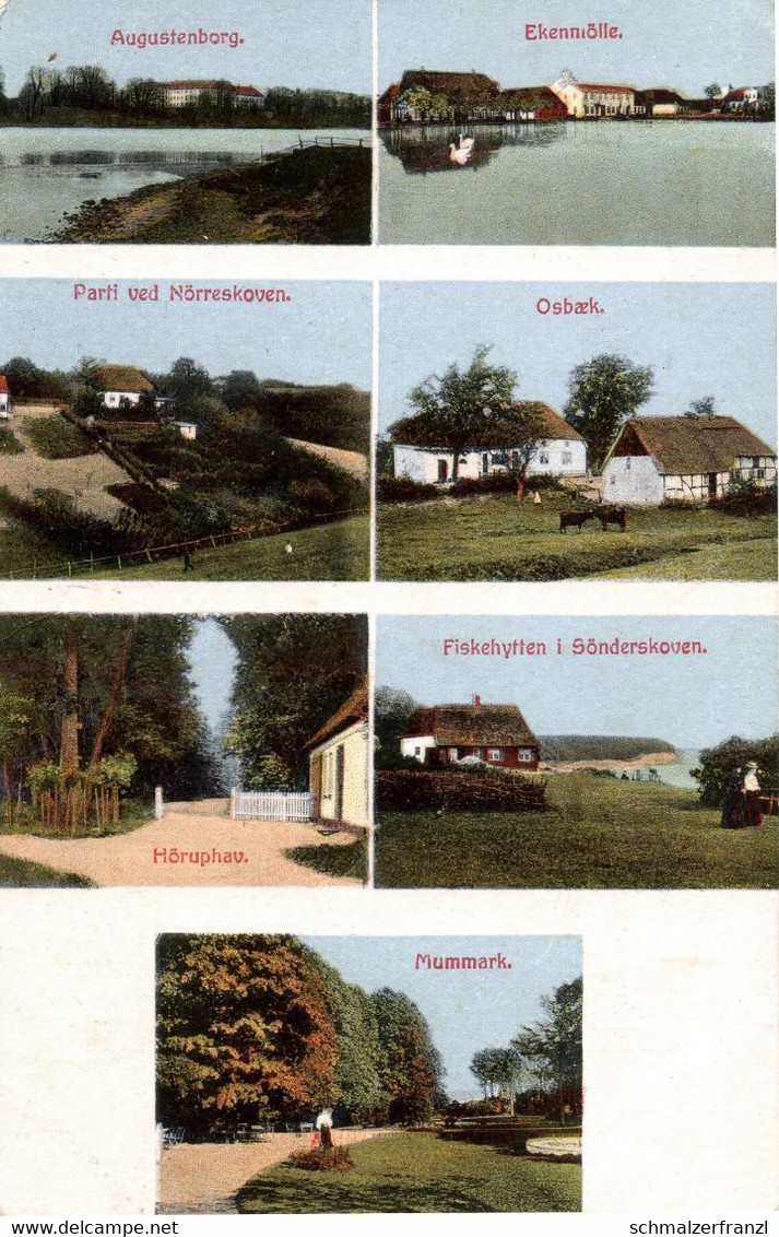 AK Sonderburg Sønderborg Augustenborg Ekenmölle Osbaek Höruphav Mummark Sönderskoven Nörreskoven Als Sund Nordschleswig