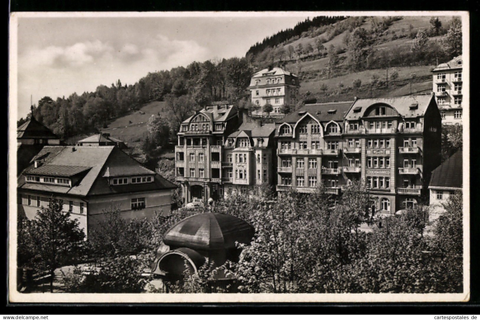 AK St. Joachimsthal, Radiumbad, Kurviertel