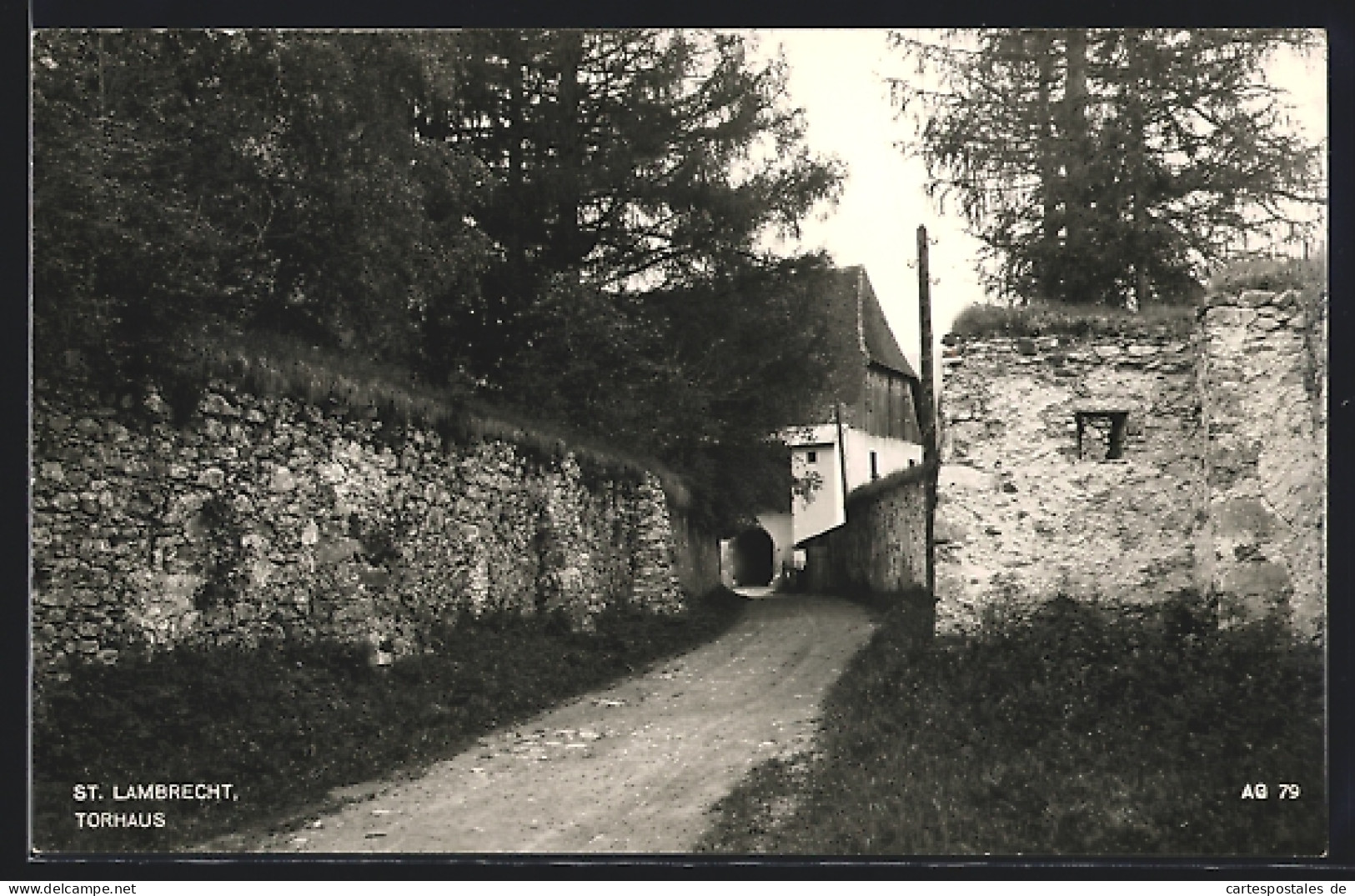 AK St. Lambrecht, am Torhaus
