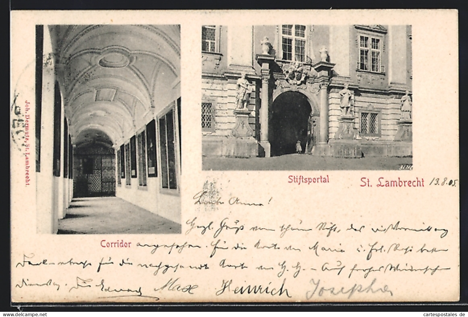 AK St. Lambrecht, Stiftsportal, Corridor