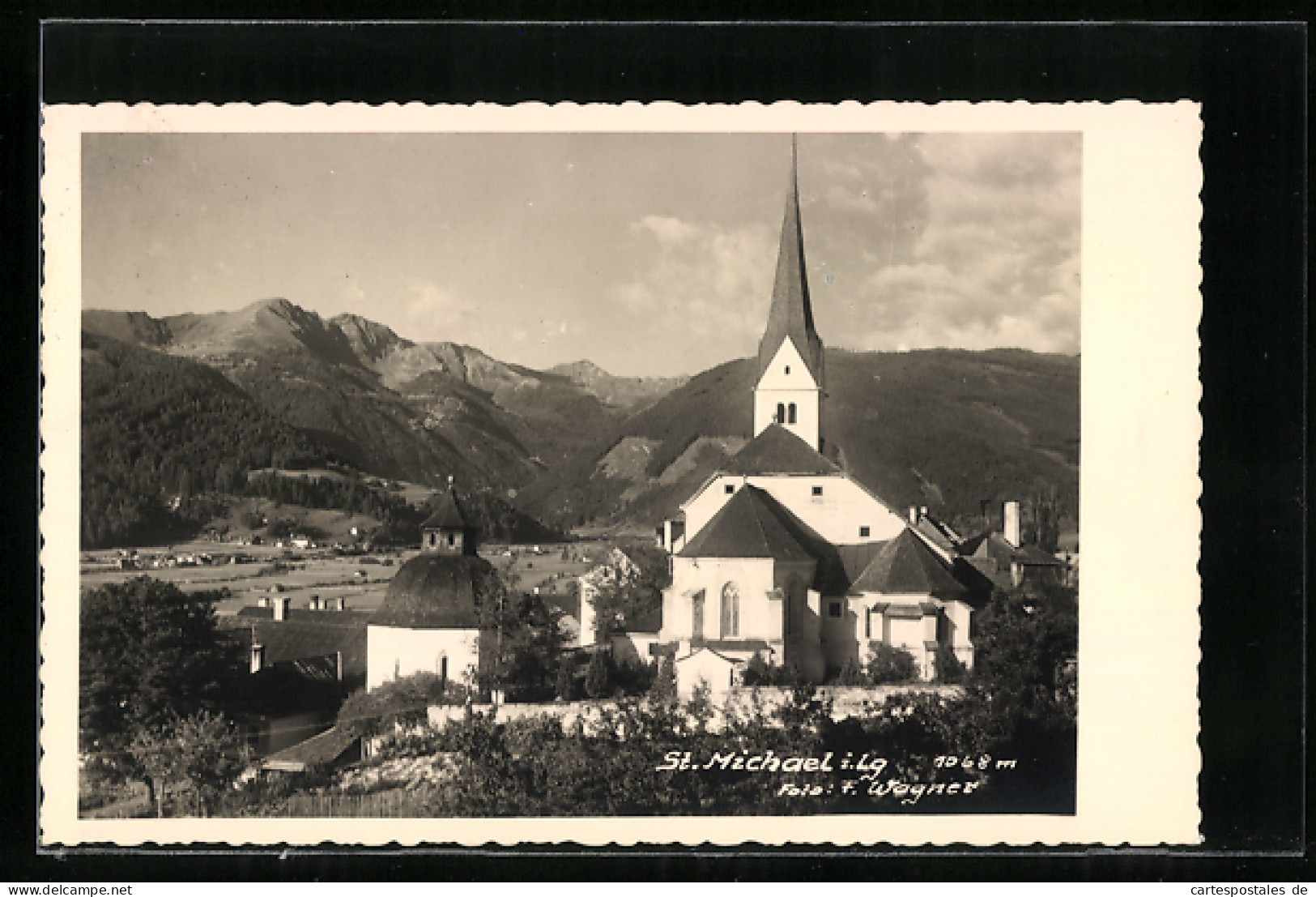 AK St. Michael im Lungau, Blick auf die Kirche