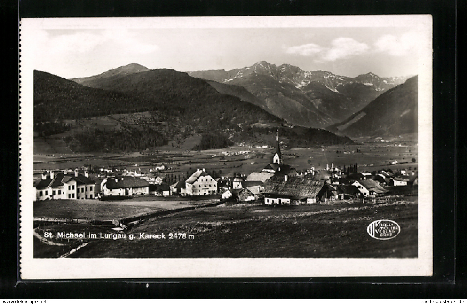 AK St. Michael im Lungau, Panirama mit Kareck