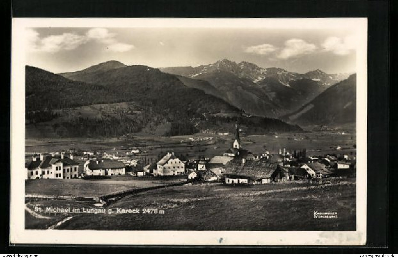 AK St. Michael im Lungau, Panirama mit Kareck