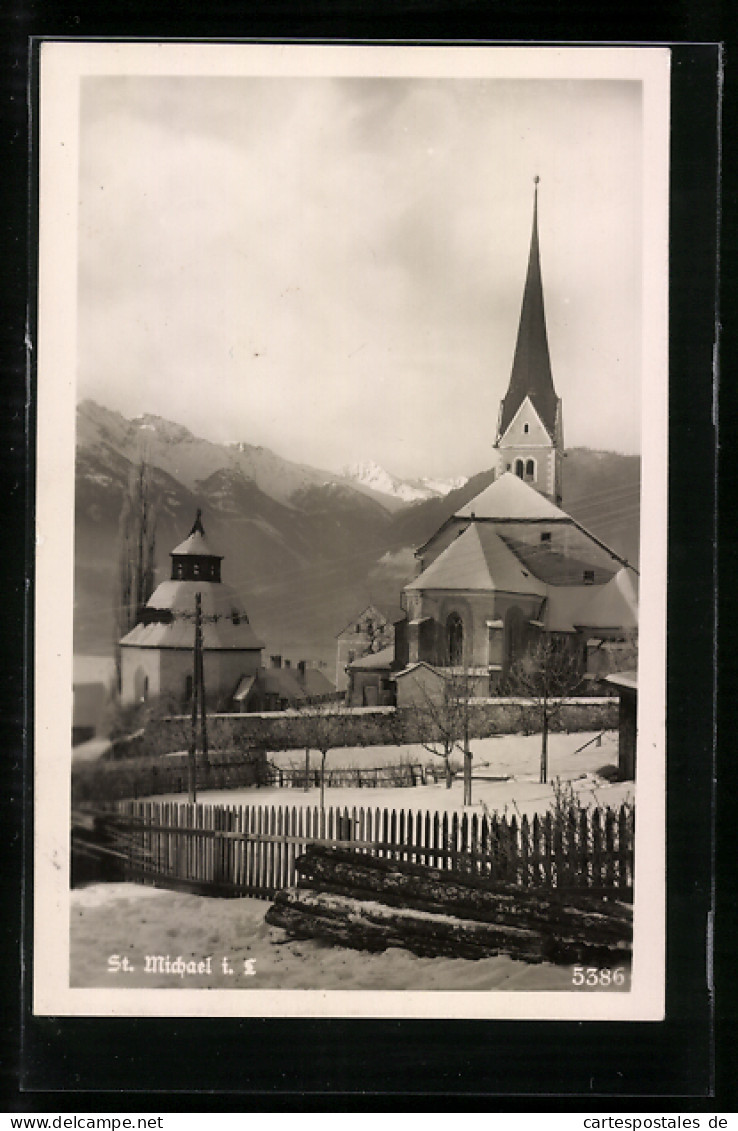 AK St. Michael im Lungau, Teilansicht im Winter